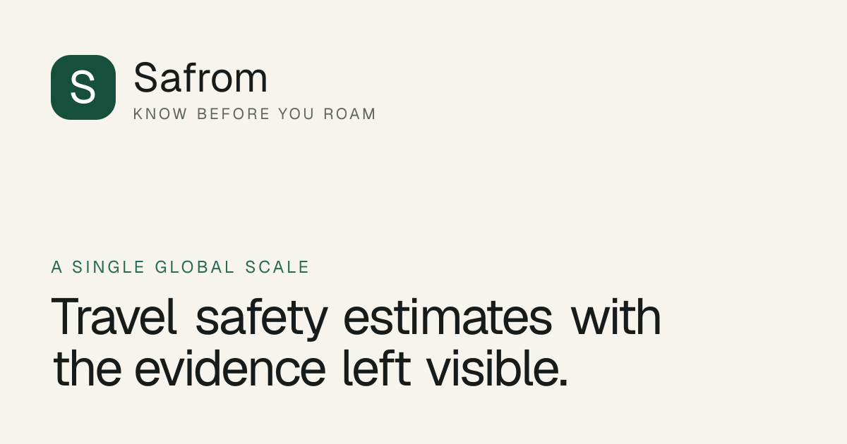 Safrom：Know before you roam