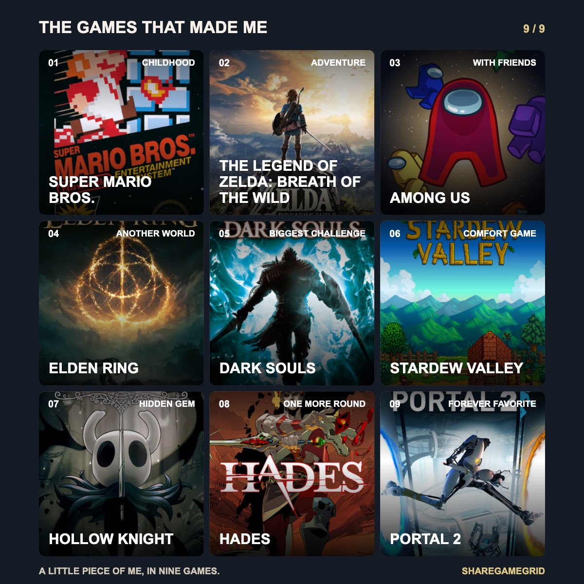ShareGameGrid 的游戏九宫格示例